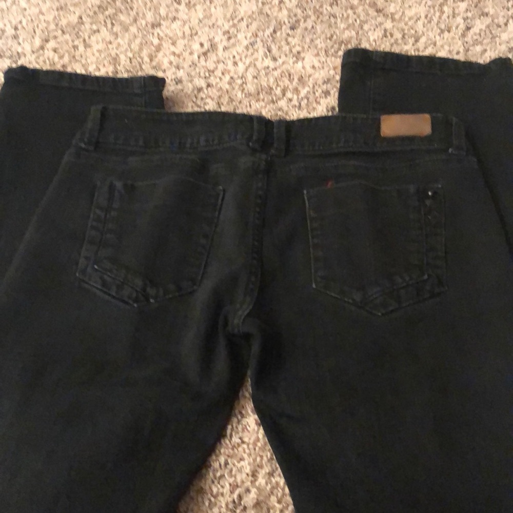 Tyler skye Rio dark black denim jeans straight leg 31 sexy low rise hip pants 🐟 - Picture 3 of 8